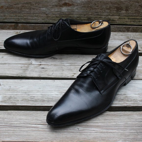 Dior Black Calfskin Leather Derby, EU size 41.5, Made in Italy, GUC - Picture 13 of 13